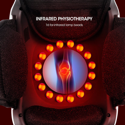 Cross-border electric heating knee pads 3 levels of hot compress wormwood physiotherapy, knee warmth, warm knee massager