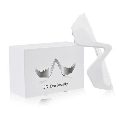 EMS Micro Current Eye Beauty Device with Red Light Therapy - Mini Under Eye Massager for Anti Aging Eye Care