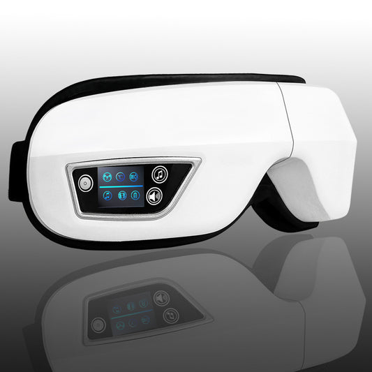 Intelligent eye massager, music eye protection device, intelligent air pressure, hot compress, vibration, flowing water, natural music, one piece delivery