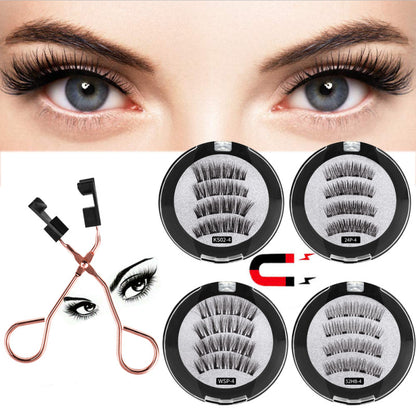 Magnetic Eyelashes with 4 Magnets - 02 Pairs
