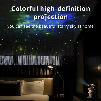 Galaxy Star Projector Starry Sky Night Light Astronaut Lamp Home Room Decor Decoration Bedroom Decorative Luminaires Gift