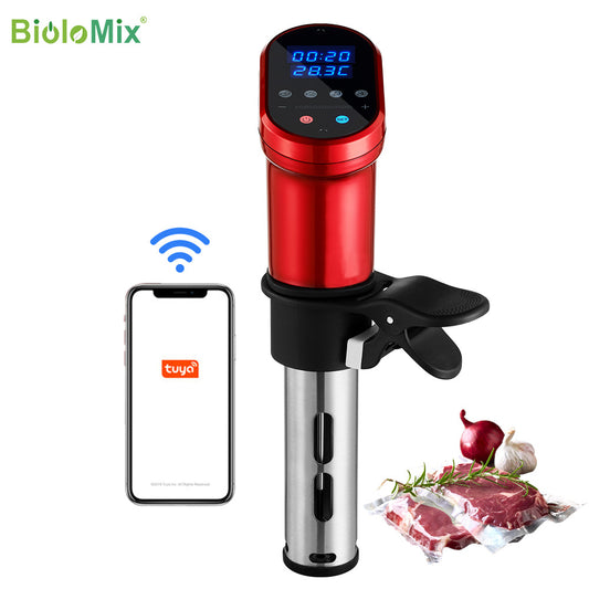 WiFi intelligent app control IPX7 waterproof low temperature vacuum slow boiling machine comfort machine cooking rod Sous Vide