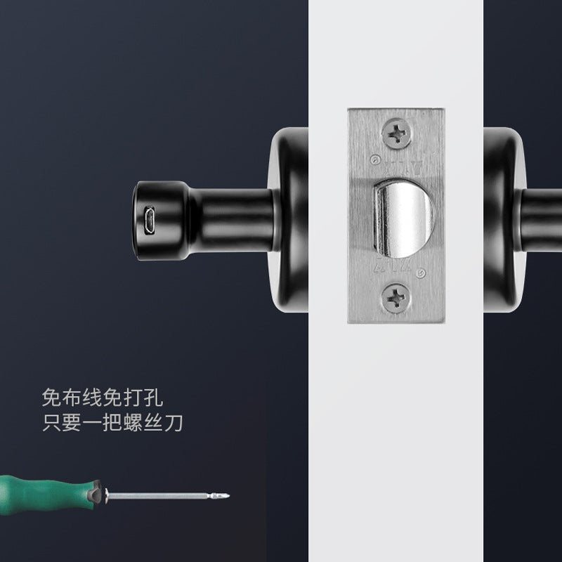 TT LOCK Tongtong lock APP bedroom door wooden door fingerprint lock office home ball lock door lock smart hand lock
