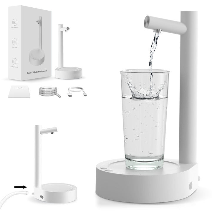 Outdoor simple intelligent desktop water pump, home barreled water dispenser, full-automatic water dispenser, Water dispenser, suction