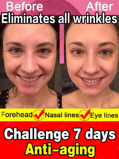 Instant Wrinkle Remover Face Serum Lifting Firming Fade Fine Lines Anti-aging Essence Whitening Brighten Nourish Skin Care
