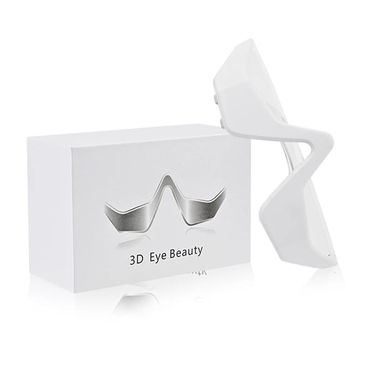 EMS Micro Current Eye Beauty Device with Red Light Therapy - Mini Under Eye Massager for Anti Aging Eye Care